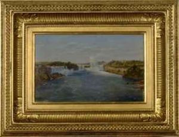 Niagara Falls Oil Painting by Edward Roper