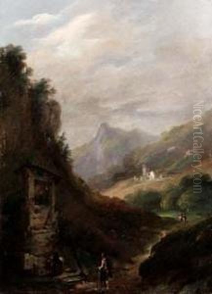 Alceppo, Val Seriana Oil Painting by Costantino Rosa