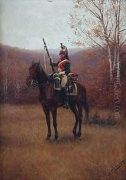 Hussard Polonais Oil Painting by Jan Rosen