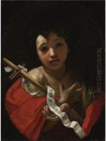 St. John The Baptist Oil Painting by Alessandro Rosi