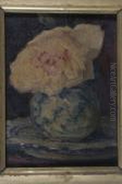 Rose Dans Un Vase Oil Painting by Federico Rossano