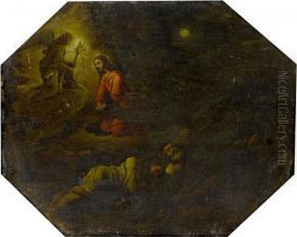 The Agony In The Garden Oil Painting by Matteo Rosselli