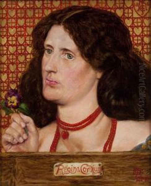 Regina Cordium: A Portrait Of Mrs Aldam Heaton Oil Painting by Dante Gabriel Rossetti