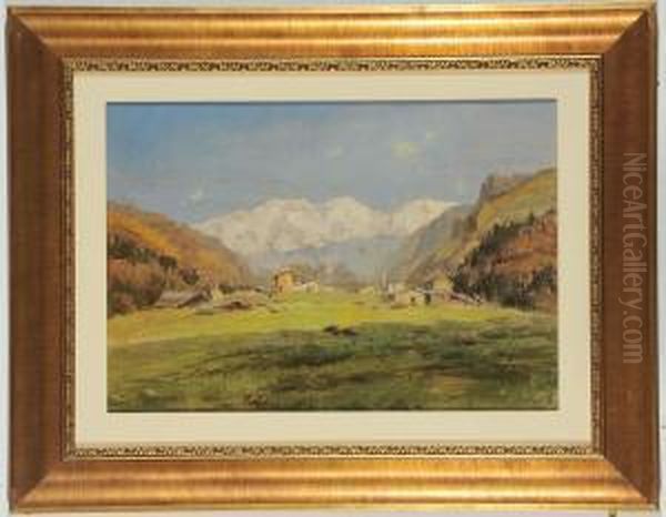 Dintorni Ditorre Pellice Oil Painting by Enrico Rossi