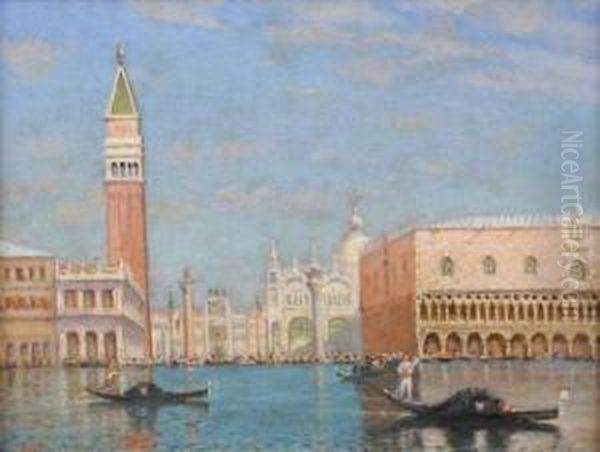 Venise, Le Grand Canal Oil Painting by Gino Rossi