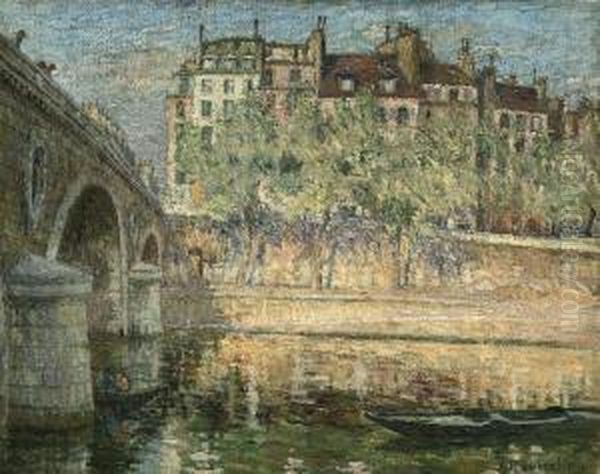 Quai De La Seine by Alphonse Roubichon