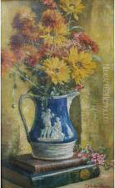 Still Life Sketch Oil Painting by Robert W. Arthur Rouse