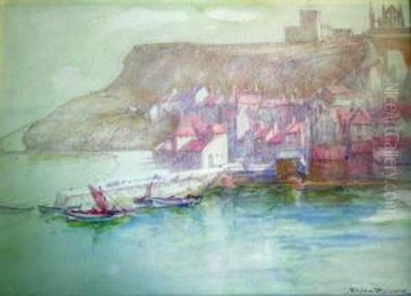 Scene At Whitby by Frank Rousse