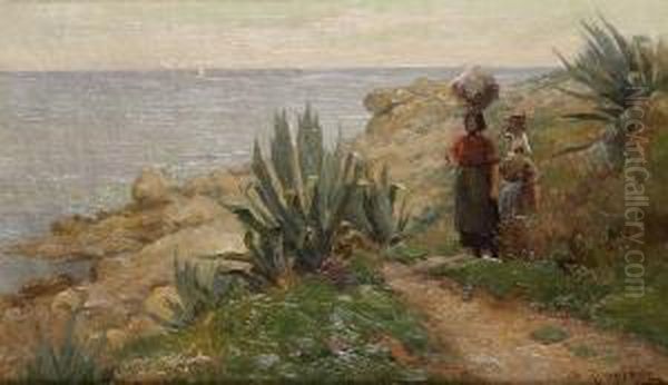 Cote Mediterraneenne Oil Painting by Charles Rouviere