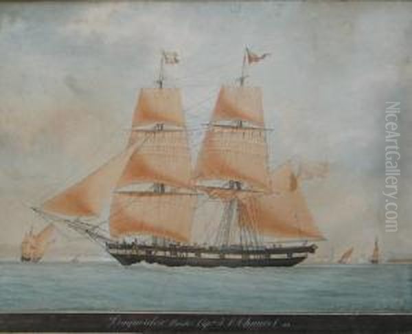 Le Duguesclin De Nantes Oil Painting by Antoine Roux De Royat