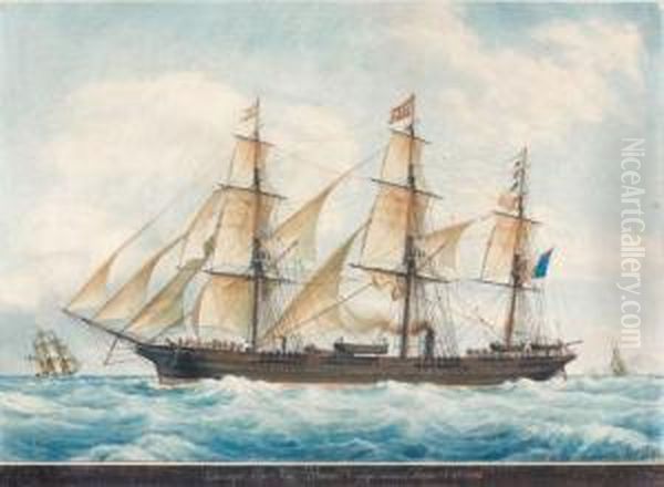 Europe Cap. Ne Aug. Blanc Voyage Dans L'inde Oil Painting by Francois Geoffroy Roux