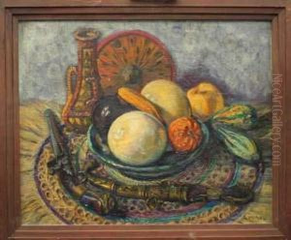 Nature-morte Cloisonniste by Joseph-Victor Roux-Champion