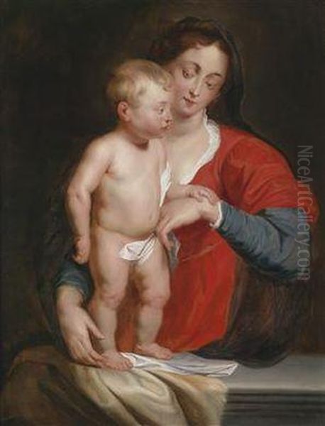 The Virgin And Child Oil Painting by Peter Paul Rubens