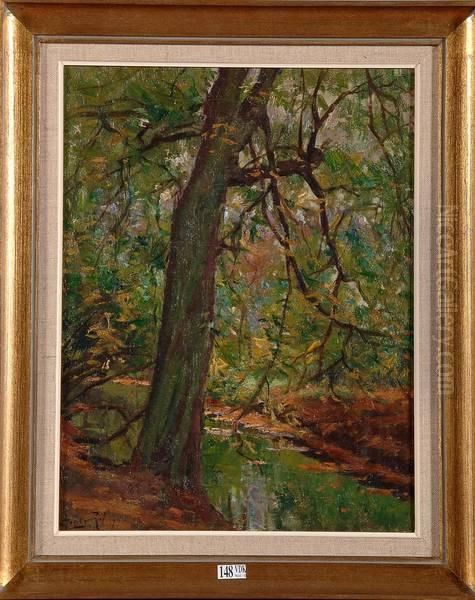 Ruisseau En Foret Oil Painting by Henry Rul