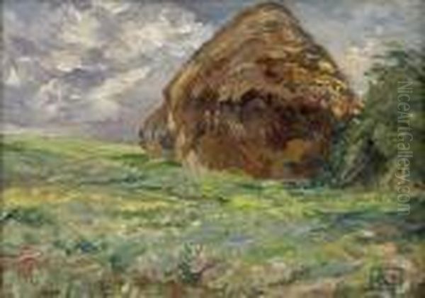 The Haystack Oil Painting by Bonny Rupert