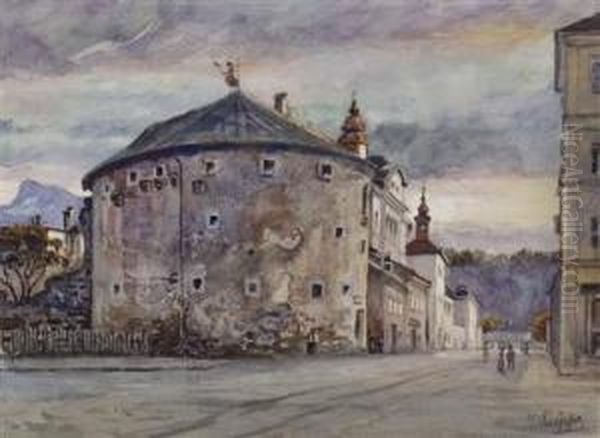 Der Hexenturm In Salzburg by Michael Ruppe