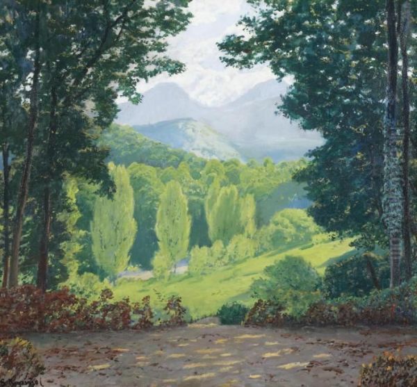 El Montseny (montseny) Oil Painting by Santiago Rusinol i Prats