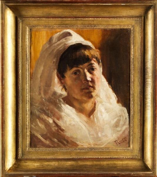 Portrait Einer Jungen Frau Oil Painting by Rust