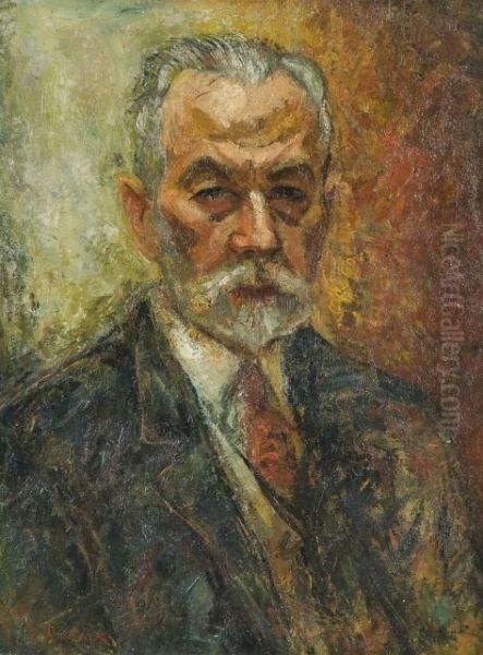 Portrait D'homme Oil Painting by Isaac Ryback