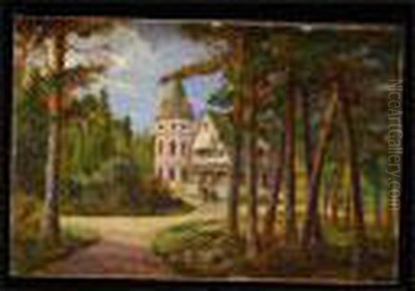 Casa De Campo Oil Painting by Wilhelm Leonard Rydberg