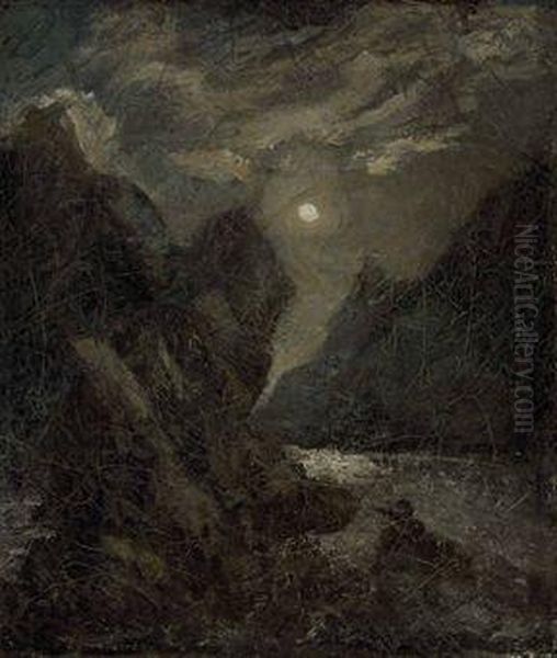 The Lorelei Oil Painting by Albert Pinkham Ryder