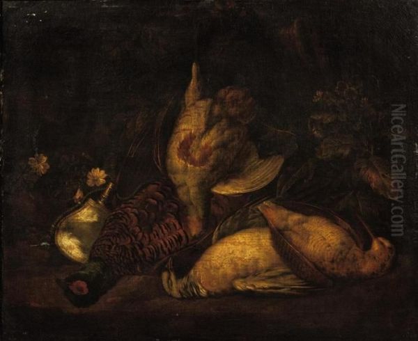 The Catch Of The Hunt Oil Painting by Pieter Andreas Rysbrack