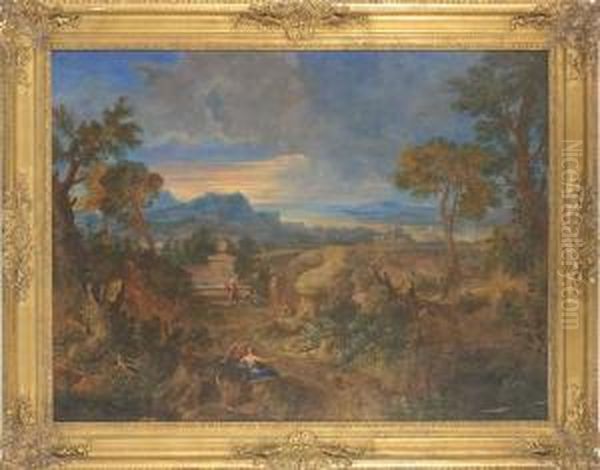 Paesaggio Arcadico Oil Painting by Pieter Rysbraeck