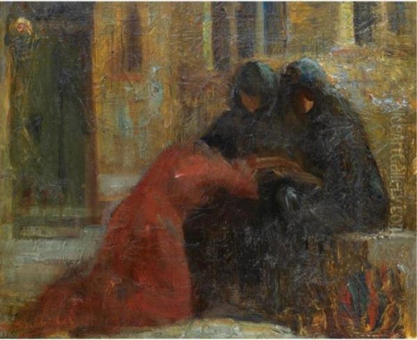 Consolation Oil Painting by Symeon Sabbides