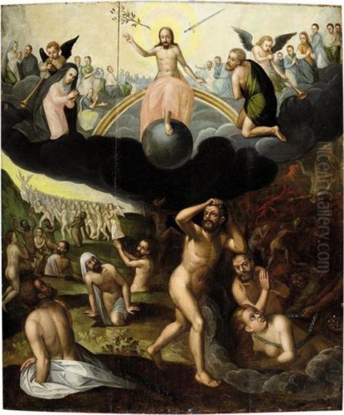 The Last Judgement Oil Painting by Johannes Ii Sadeler