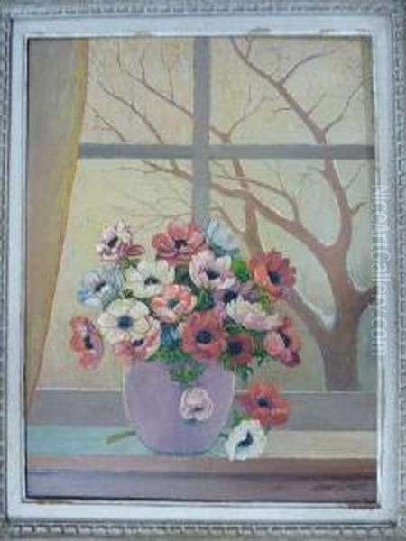 Bouquet De Fleurs Oil Painting by Xavier Sager