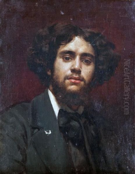 Portrait D'homme Oil Painting by Paul Jean Marie Sain