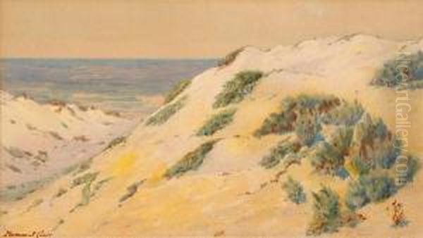 California Sand Dunes Oil Painting by Norman Saint-Clair