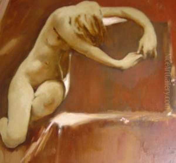 Femme Nue Oil Painting by Luis Sainz