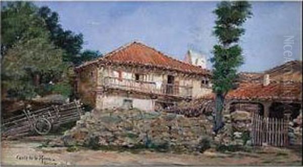 Casto De La Mora Oil Painting by Manuel Salces y Gutierrez