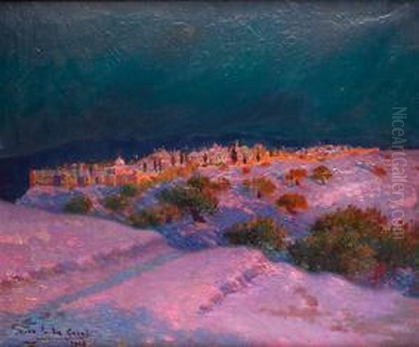 Paisaje Oil Painting by Ernesto Sales De Las Casas