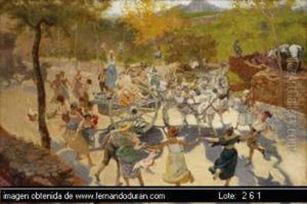 Descripcion De La Obra: Oil Painting by Ernesto Sales De Las Casas