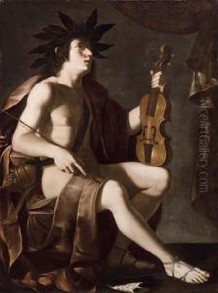 Apollo O Allegoria Della Musica L Oil Painting by Tommaso Salini (Mao)