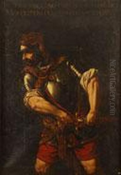 Hector Oil Painting by Cristobal Garcia Salmeron