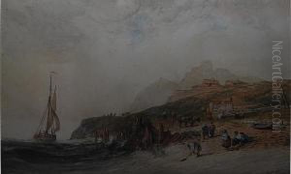 Tintagel, Cornwall Oil Painting by John Francis Salmon