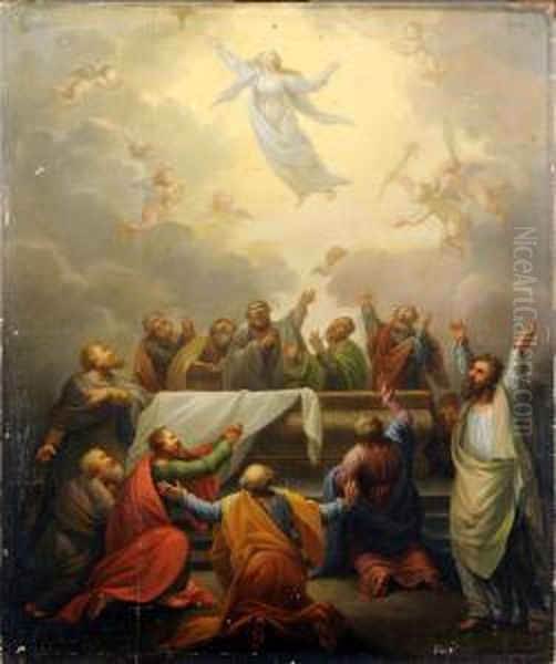 L'assomption De La Vierge Oil Painting by Joseph Salomon