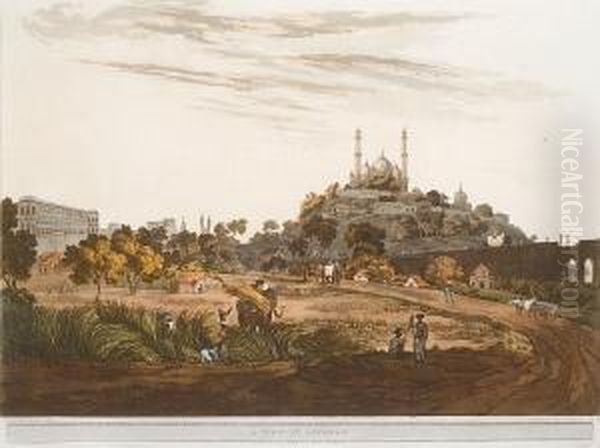 A View At Lucknow Oil Painting by Henry Salt