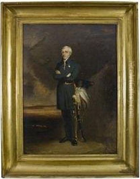 The Duke Of Wellington Oil Painting by John William Salter