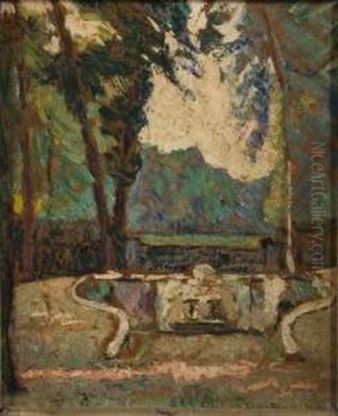 Fragment Du Parc Oil Painting by Marcin Samlicki