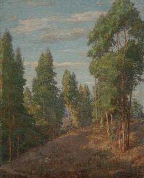 Spatsommernachmittag Oil Painting by Detleff Sammann