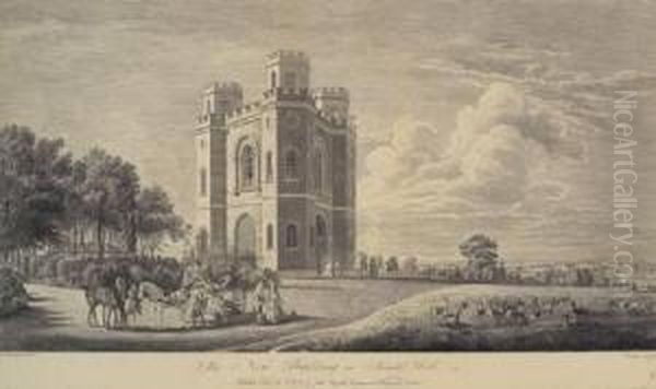 [engraved Views Of Windsor Great Park] Oil Painting by Thomas Sandby