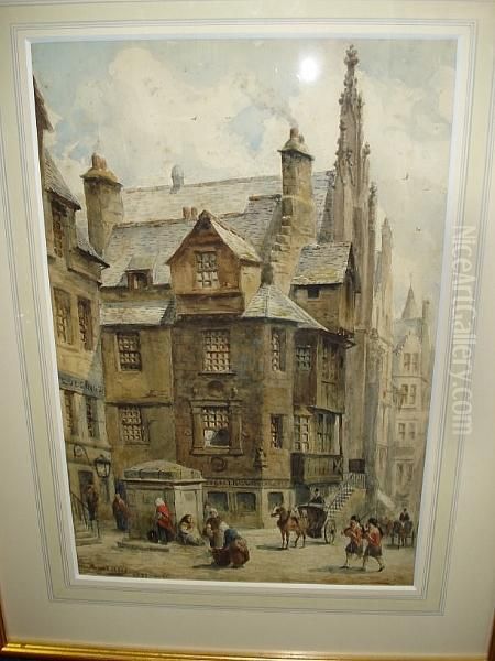 John Knox's House Oil Painting by Robert Sanderson