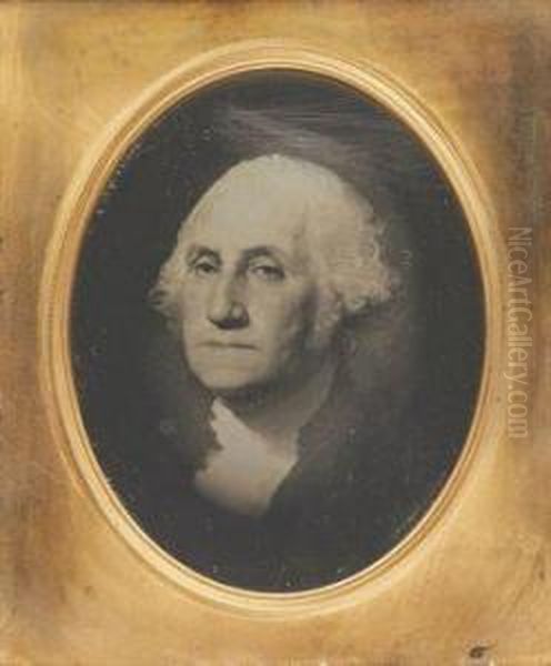 George Washington, After Gilbert Stuart Oil Painting by Albert Sands Southworth