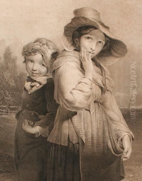 The Young Mendicants Noviciate Oil Painting by Samuel Sangster