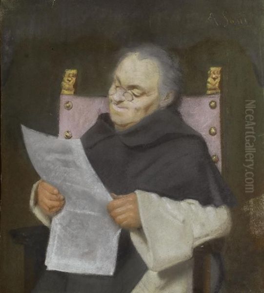 La Lettura Oil Painting by Alessandro Sani