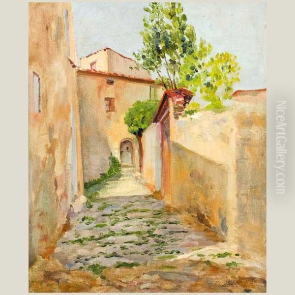 Rincon De Castilla Oil Painting by Marceliano Santamaria